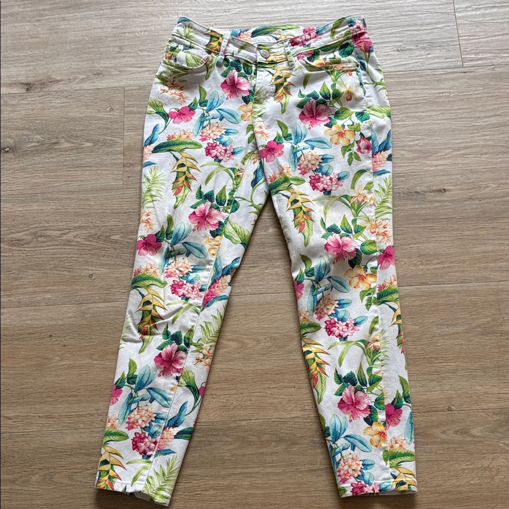 Tommy Bahama floral jeans